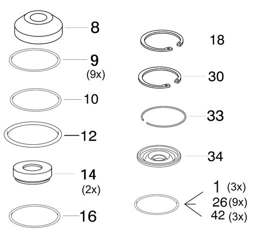 Buy 1487010060000 Spares Kit KNORR