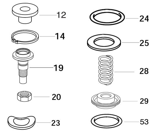 Buy 1487010340000 Spares Kit KNORR