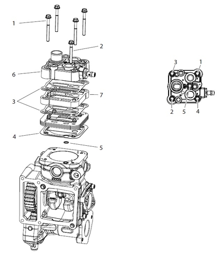 Buy k105789k50 Cylinder Head Kit KNORR