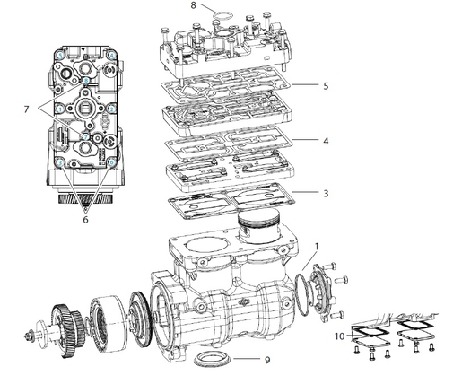 Buy k221876k50 General Service Kit KNORR