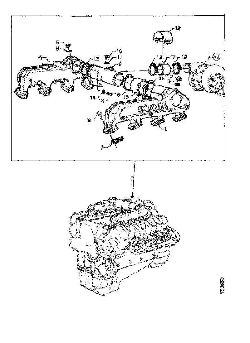 Buy 1101468 INTAKE MANIFOLD SCANIA
