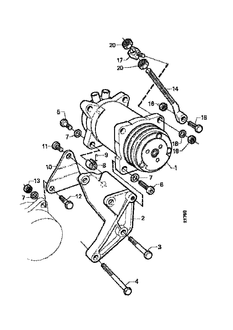Buy 1104358 BRACKET SCANIA