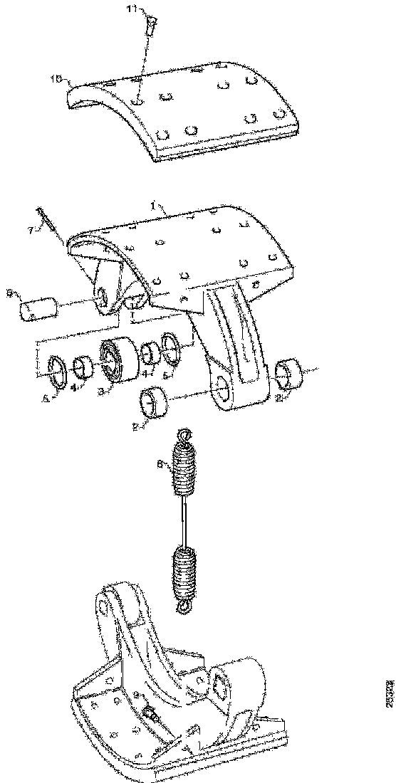 Buy 1104542 BRAKE SHOE SCANIA