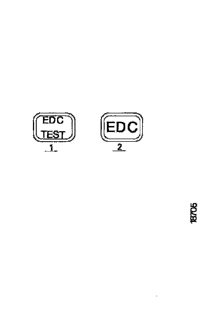 Buy 1107048 Label, EDC cruise control SCANIA