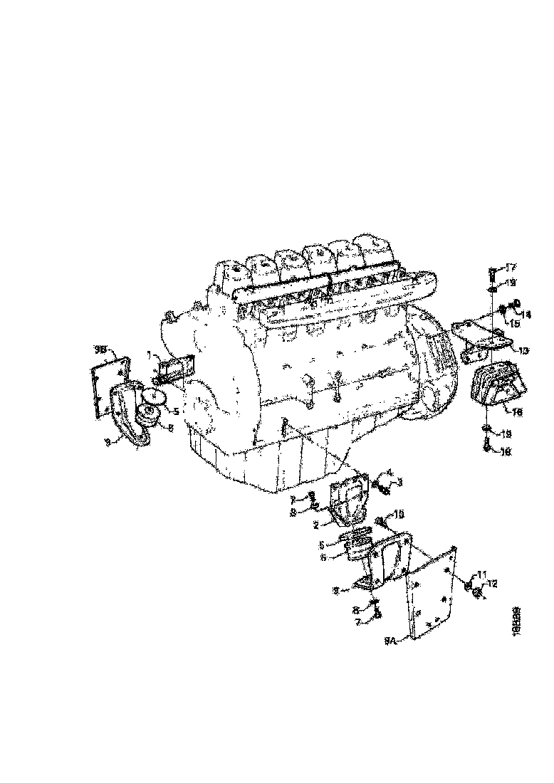 Buy 1110316 ENGINE BRACKET RH SCANIA