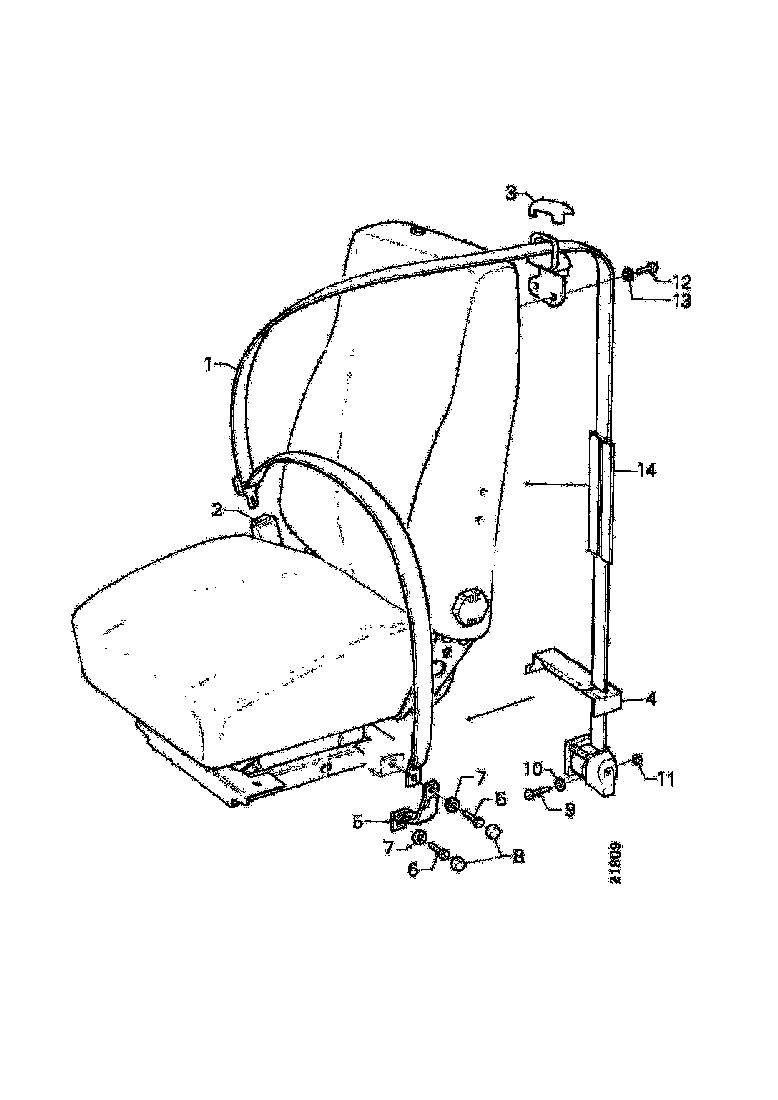 Buy 1115555 SEAT BELT SCANIA