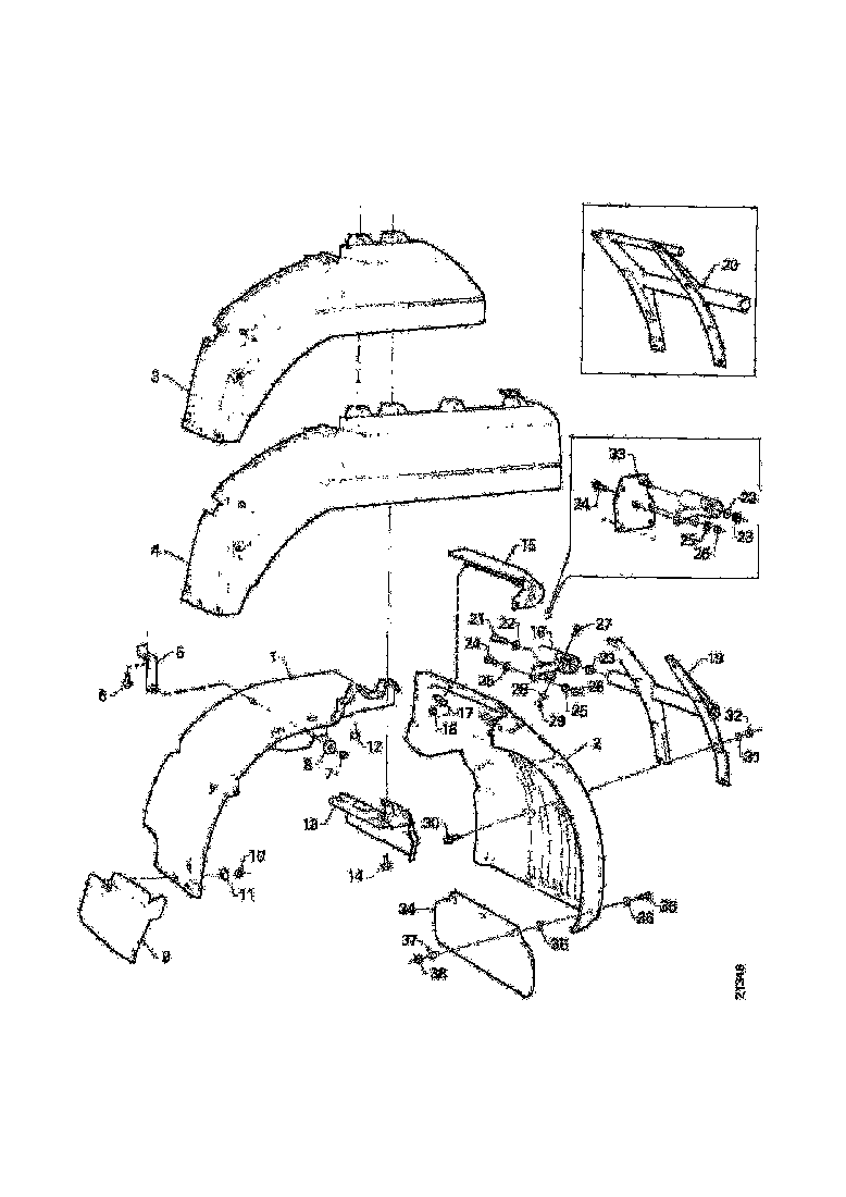 Buy 1123373 WHEEL HOUSING LH SCANIA