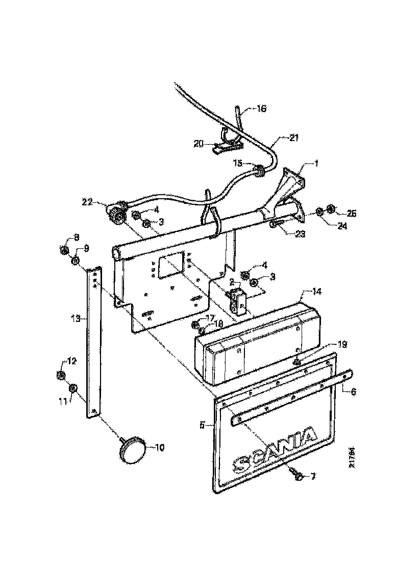 Buy 1301159 BRACKET SCANIA