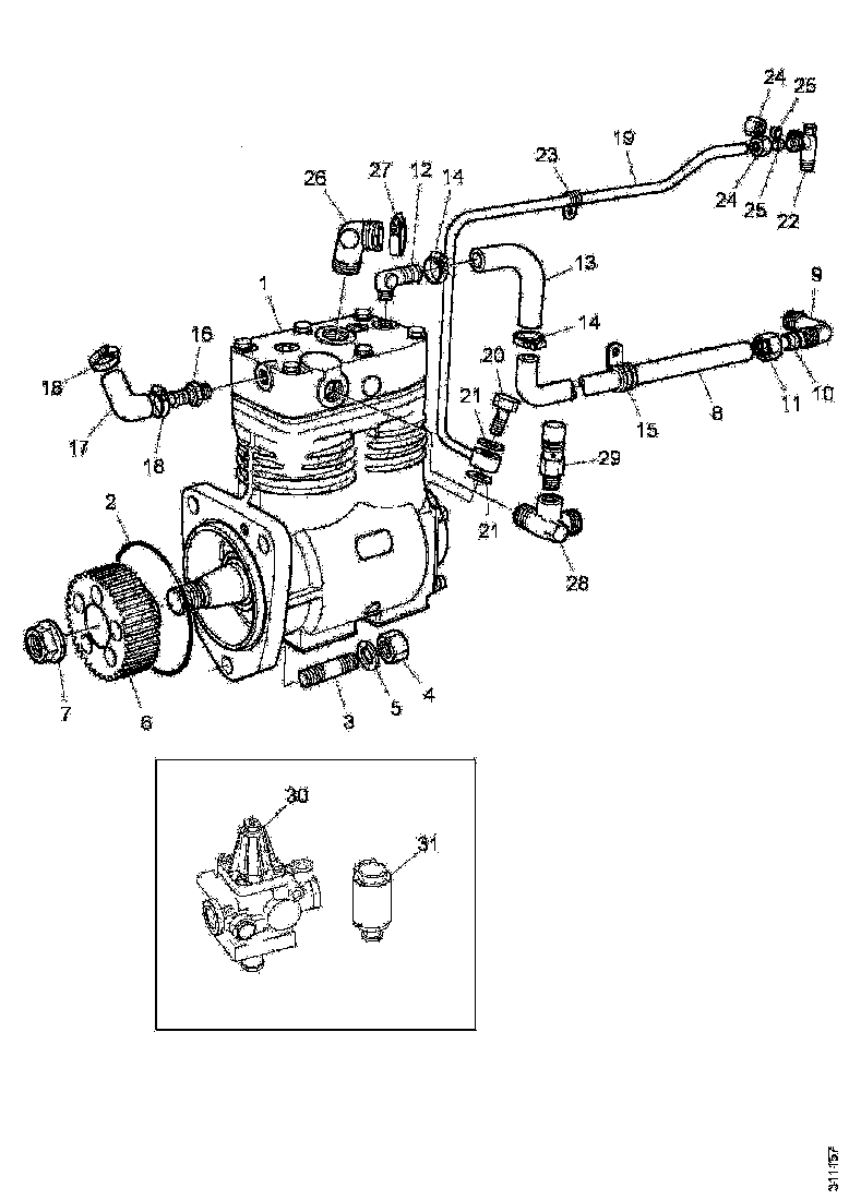 Buy 1303227 COMPRESSOR (S) SCANIA