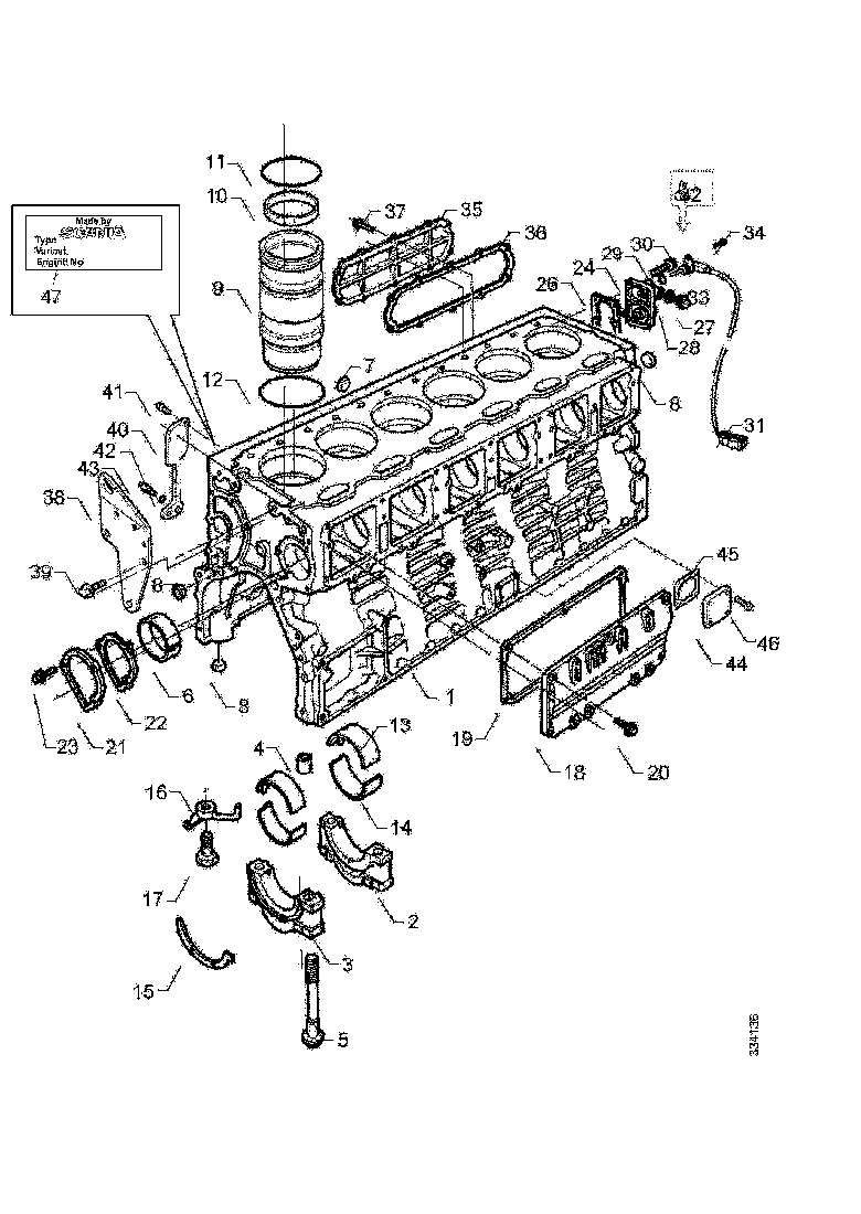 Buy 1305328 SCREW M18x165 SCANIA