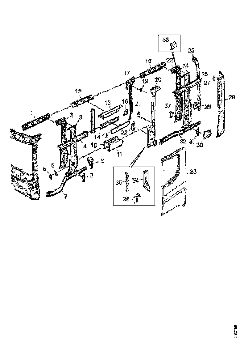 Buy 1310179 WALL MEMBE SCANIA
