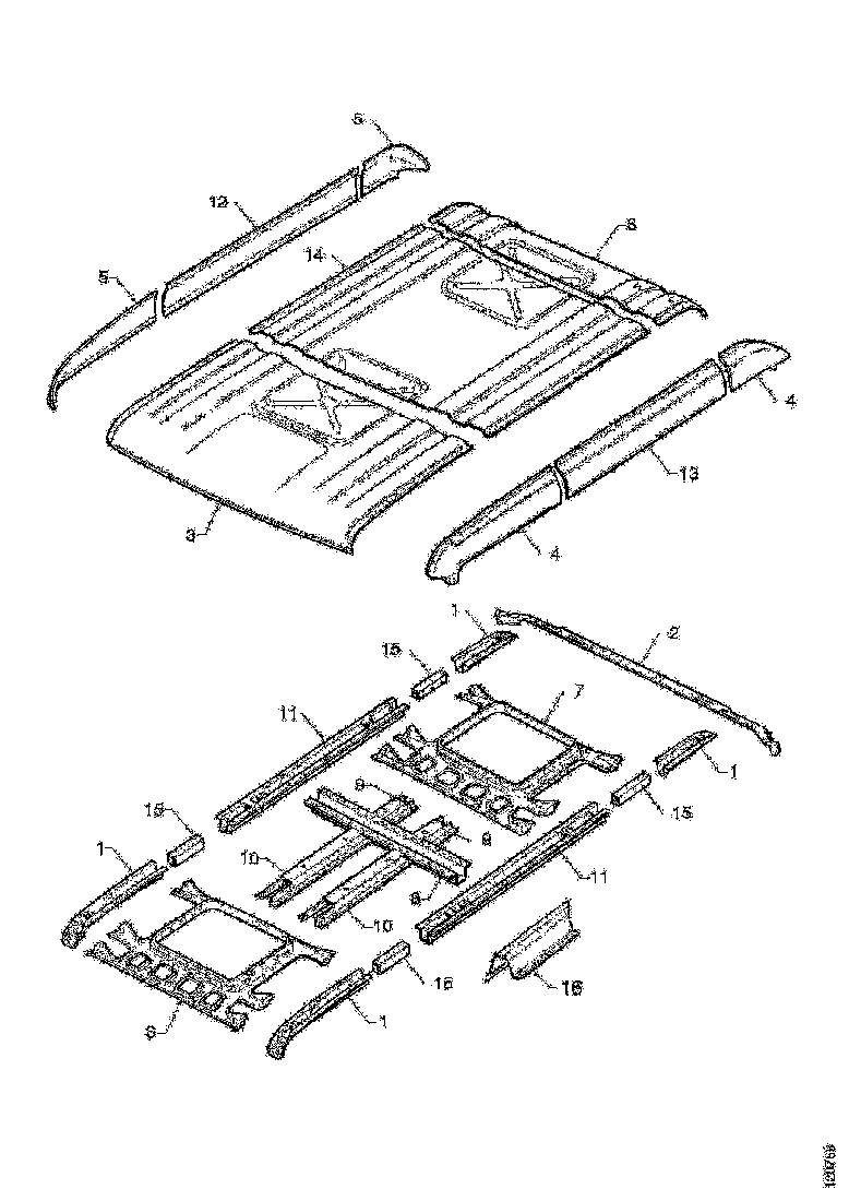 Buy 1310186 ROOF PANEL RH SCANIA