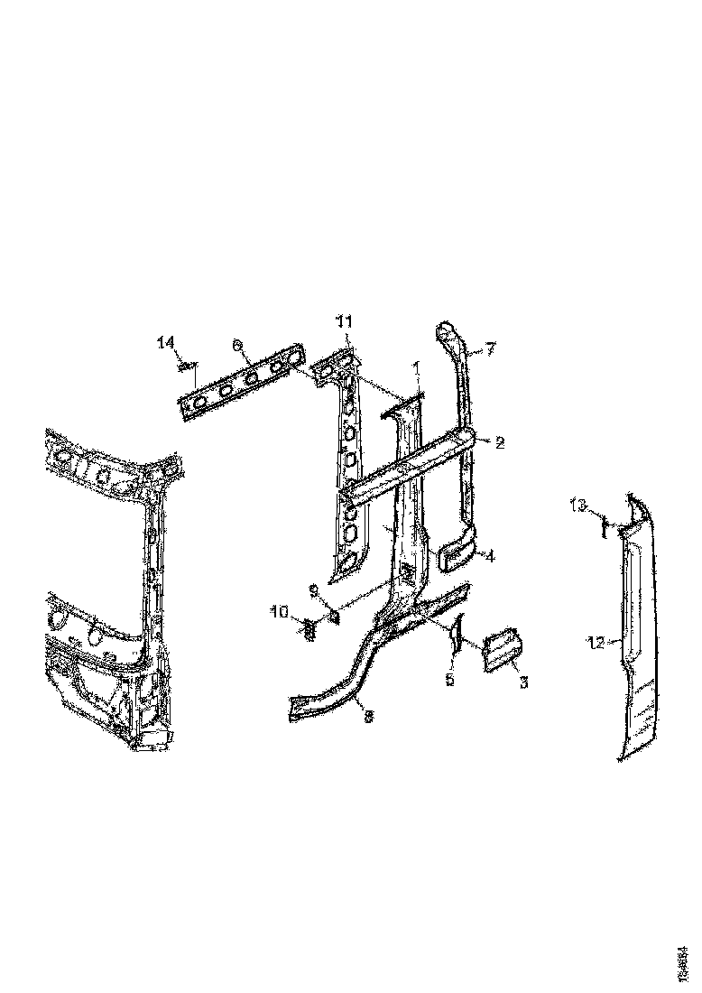 Buy 1310210 SIDE WALL STRUCTURE SCANIA
