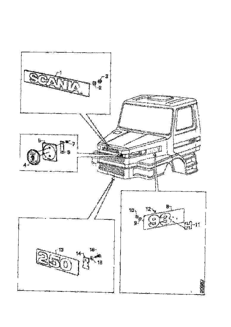 Buy 1322067 MODEL MARK SCANIA