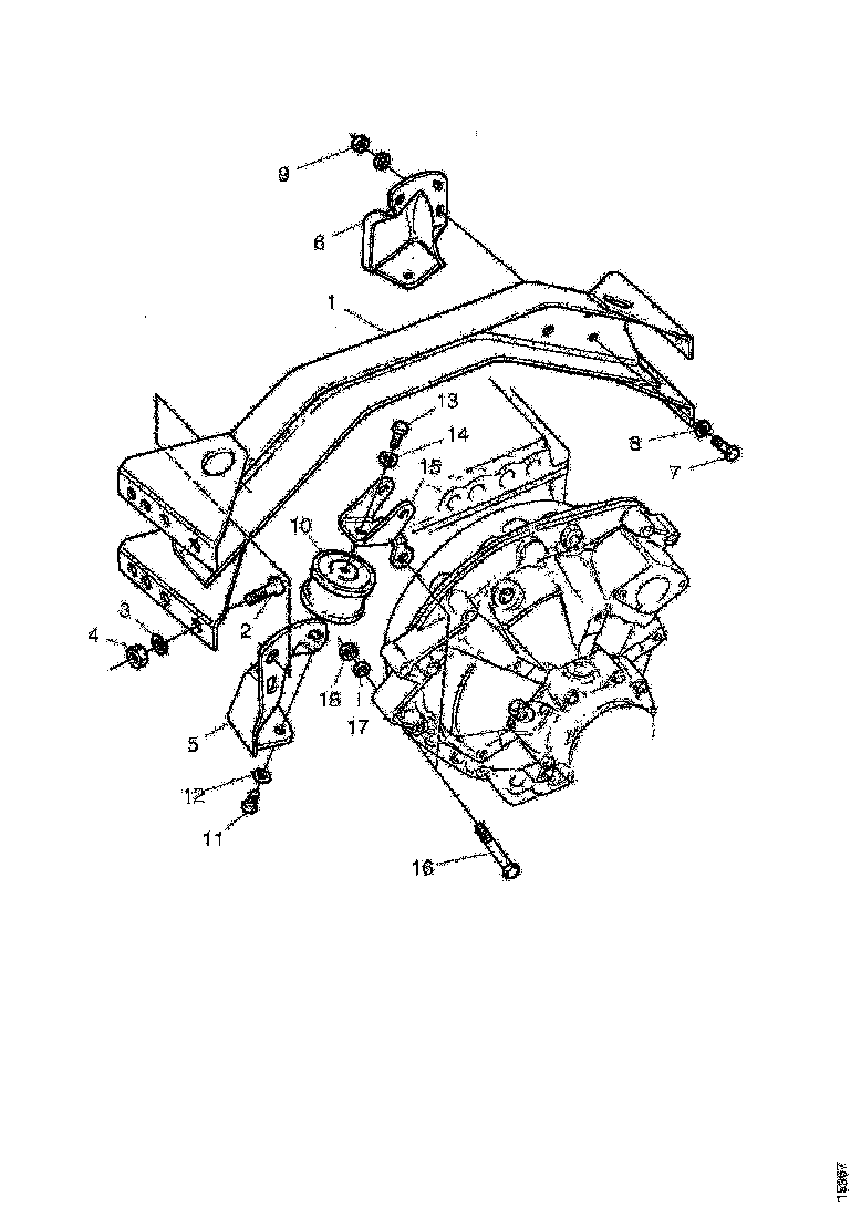 Buy 1322834 CROSS MEMB SCANIA
