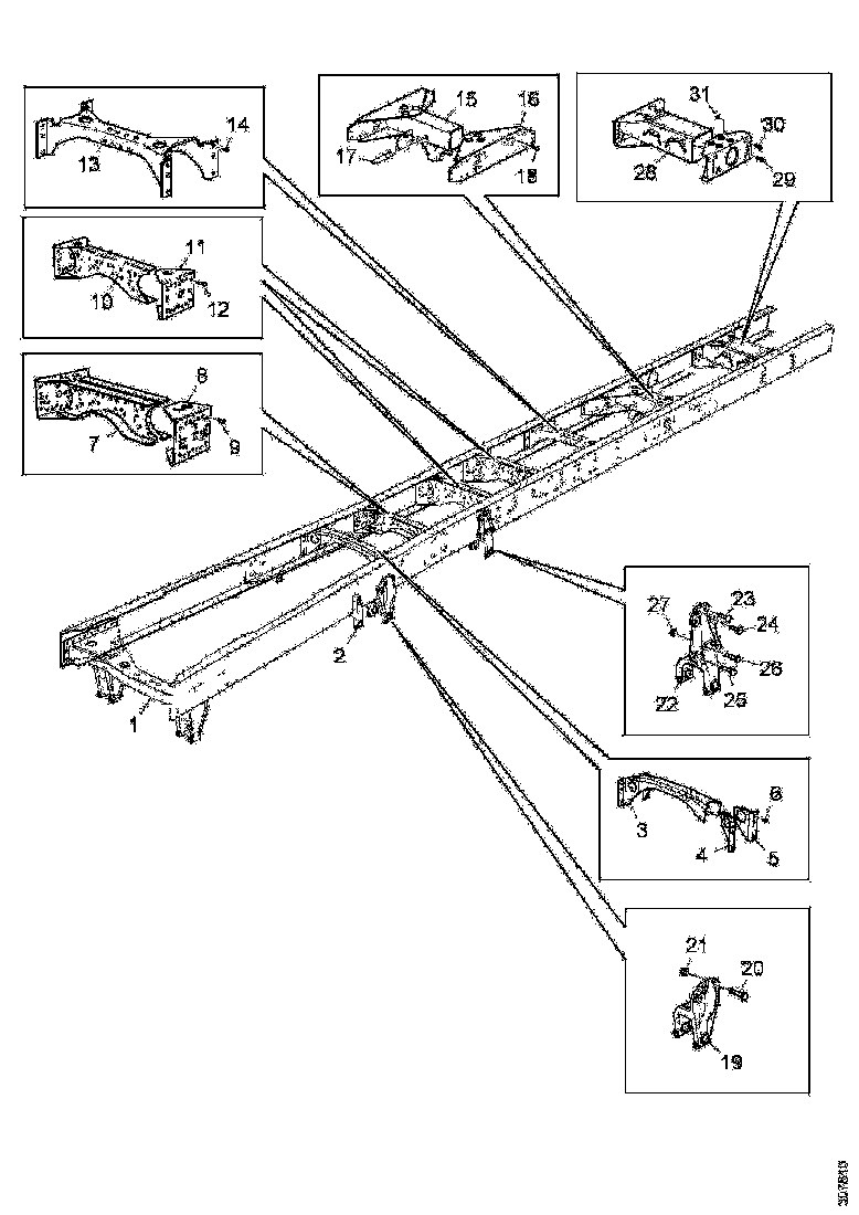 Buy 1325896 CROSSMEMBER SCANIA