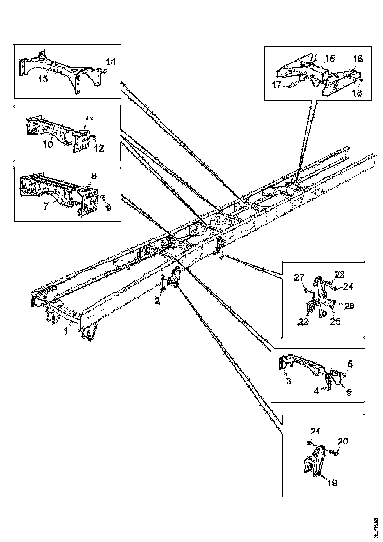 Buy 1325900 CROSSMEMBER SCANIA