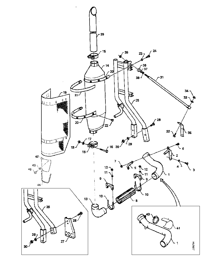 Buy 1332957 EXHAUST PI SCANIA
