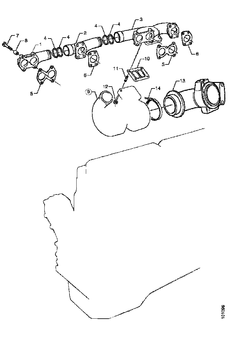 Buy 1334655 EXHAUST MANIFOLD SCANIA