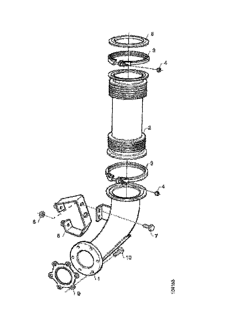 Buy 1338109 EXHAUST TU SCANIA