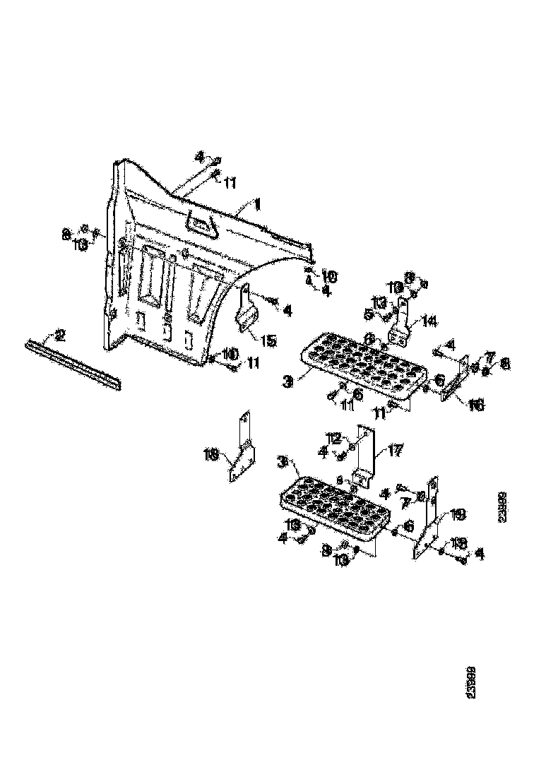 Buy 1338366 BOARDING STEP STRUCTURE SCANIA