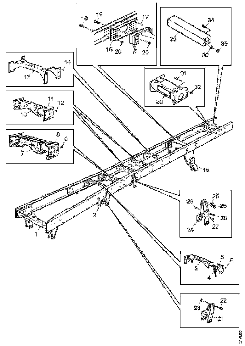 Buy 1339964 CROSS MEMB SCANIA