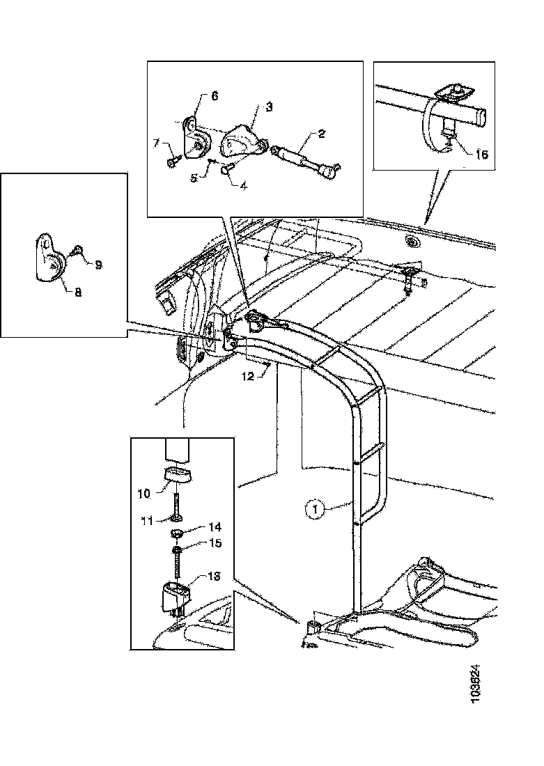 Buy 1346932 LADDER HIN SCANIA