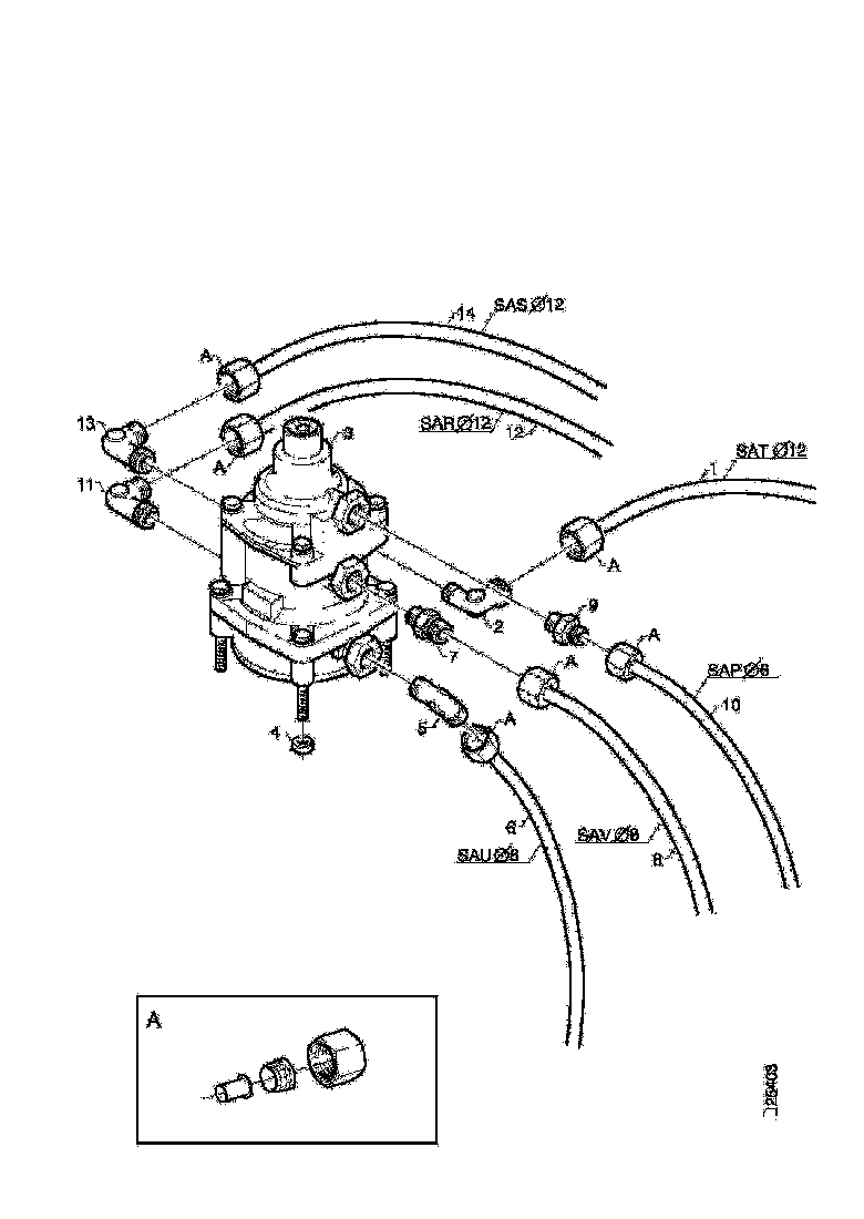 Buy 1350096 RELAY VALVE SCANIA