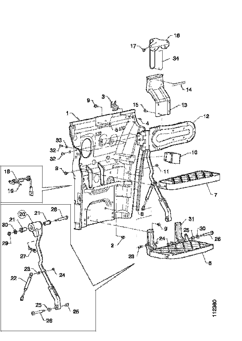 Buy 1351205 Hinge Bracket (S) SCANIA