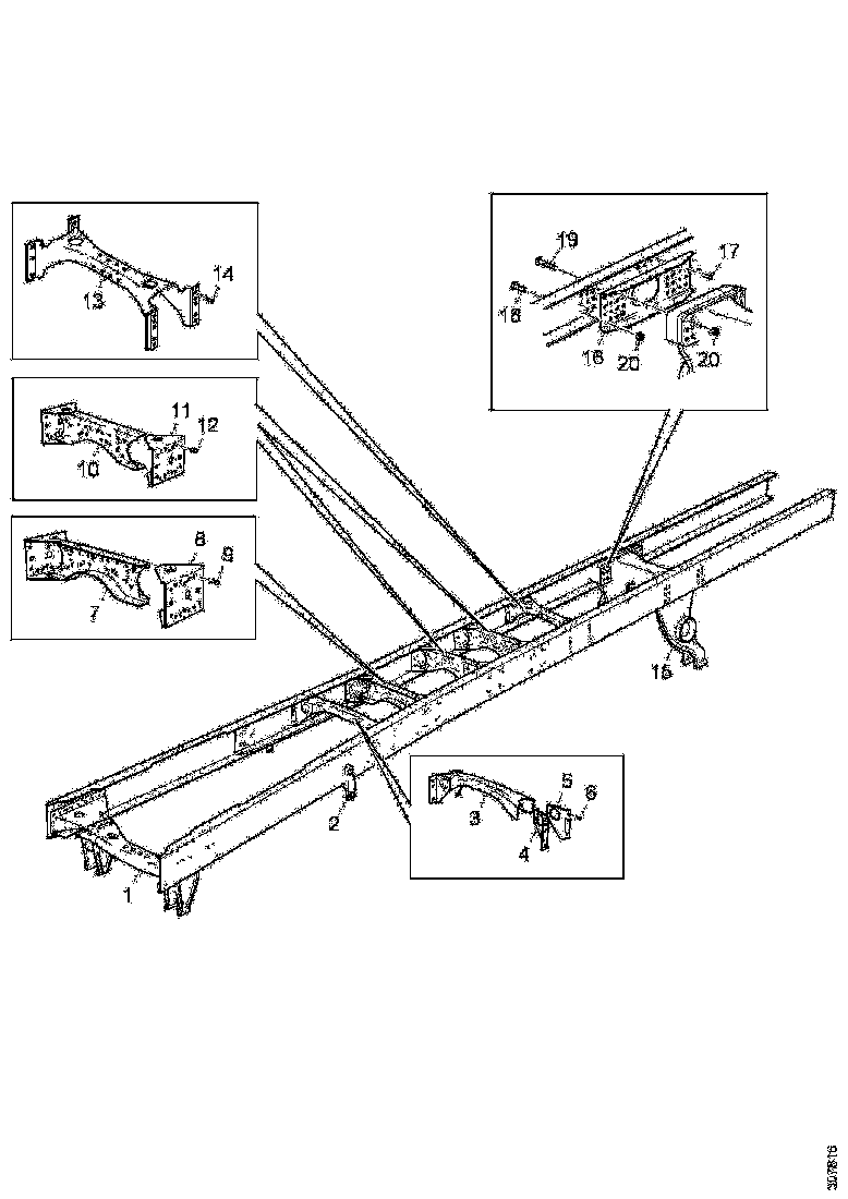 Buy 1352845 CROSS MEMBER SCANIA