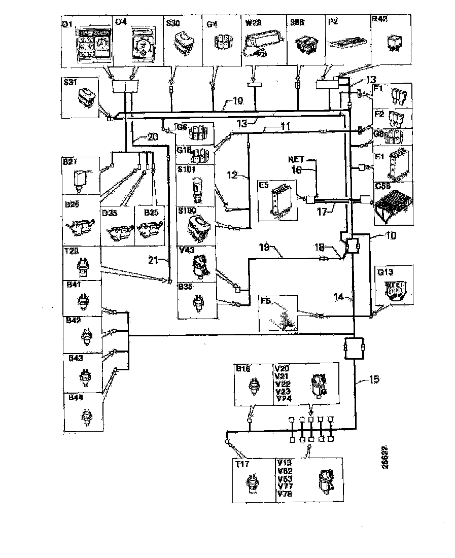 Buy 1355742 CABLE HARNESS SCANIA