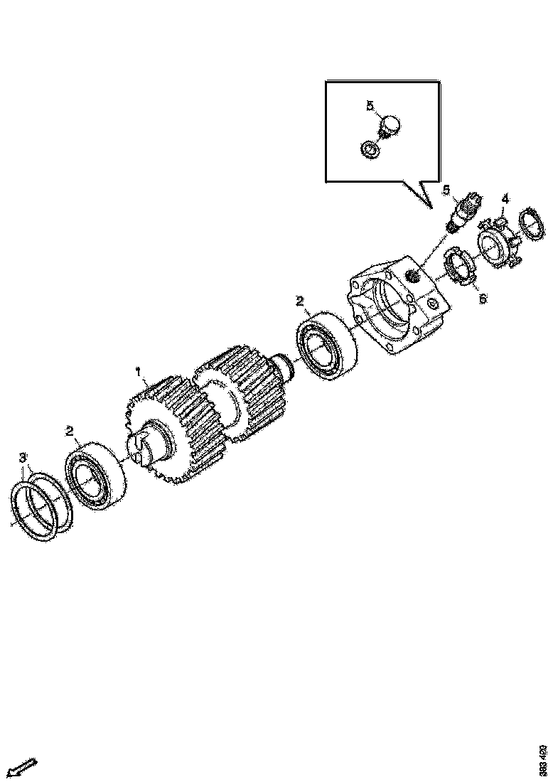 Buy 1357794 SPACER SCANIA