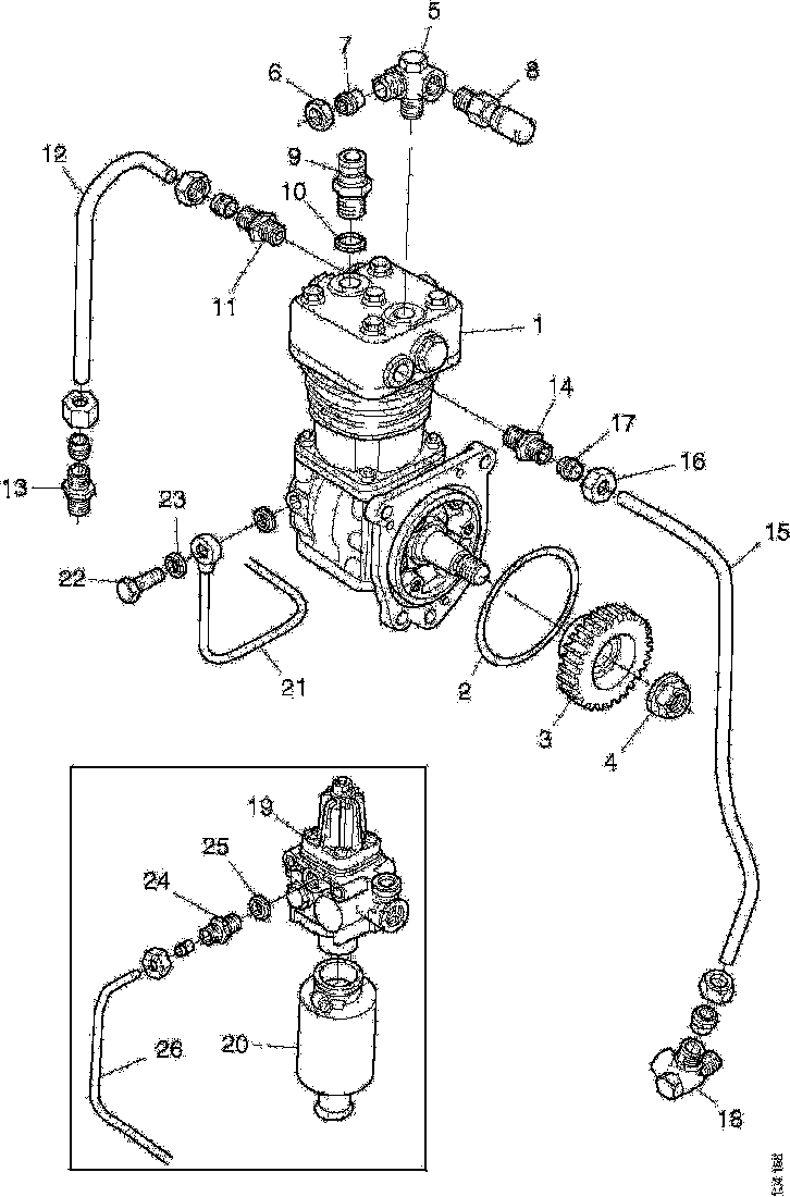 Buy 1359796 LUBRICATION PIPE SCANIA