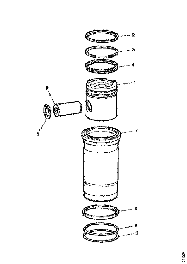 Buy 1361141 CYLINDER LINER SCANIA