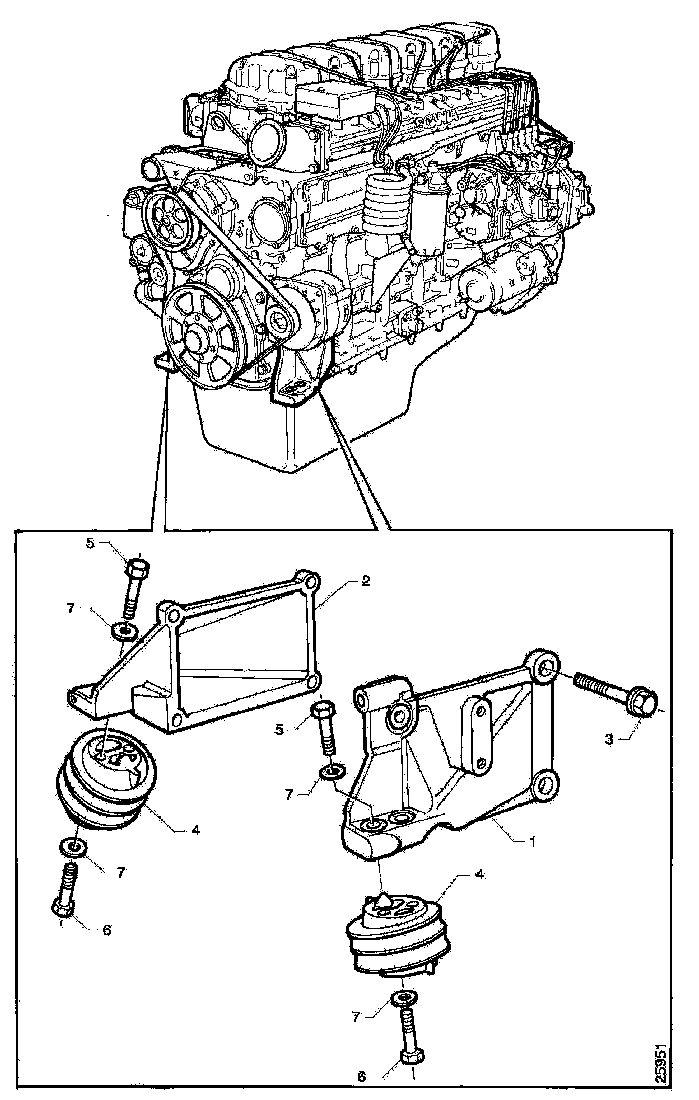 Buy 1361959 ENGINE BRA SCANIA