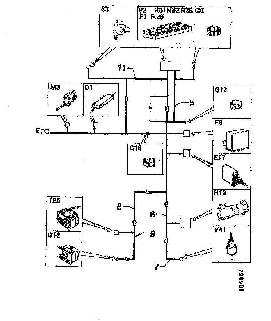 Buy 1366551 CABLE HARNESS SCANIA