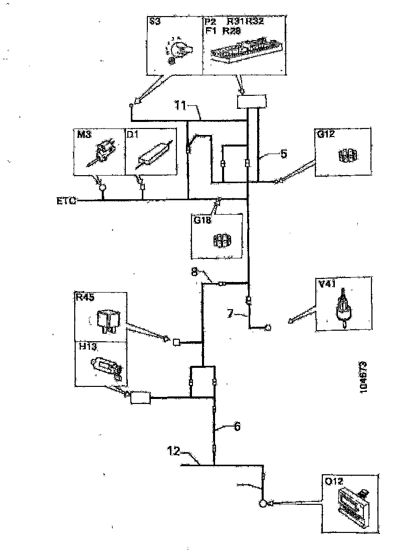 Buy 1366718 CABLE HARNESS SCANIA