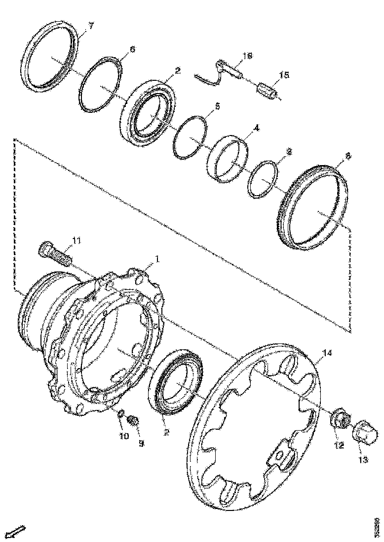 Buy 1368691 WHEEL STUD SCANIA