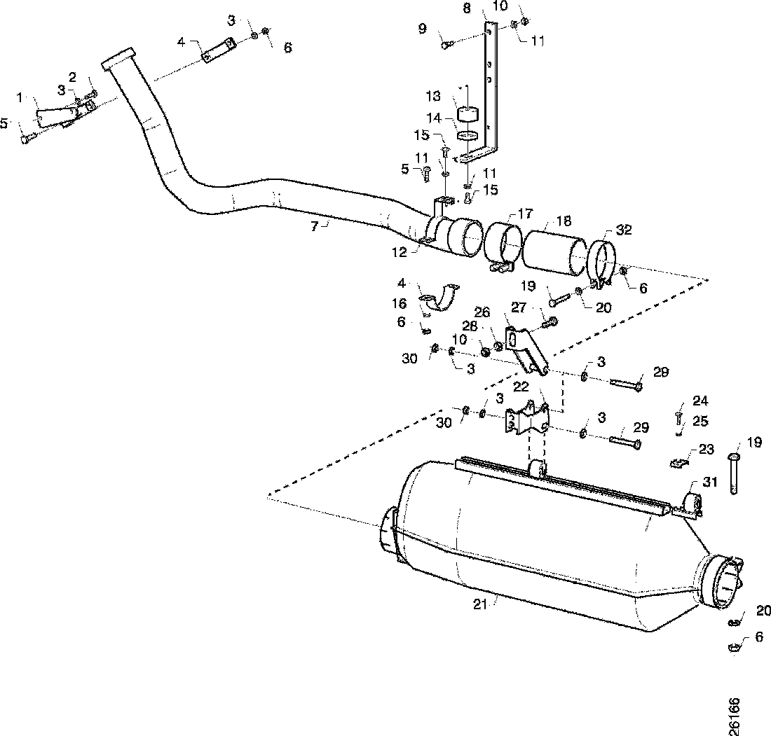 Buy 1372882 EXHAUST PIPE SCANIA
