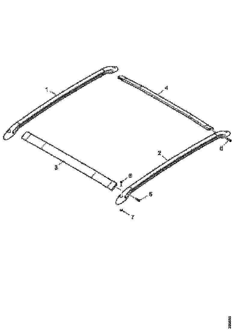 Buy 1376694 ROOF RAIL SCANIA