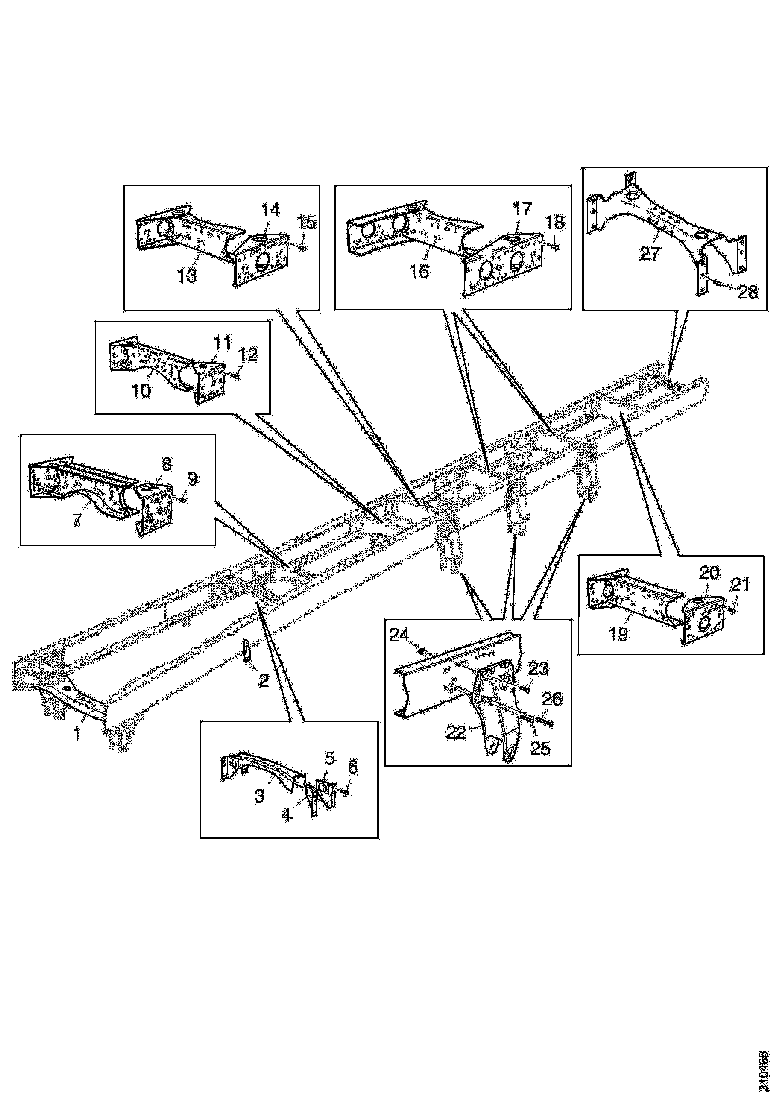 Buy 1381476 CROSS MEMB SCANIA