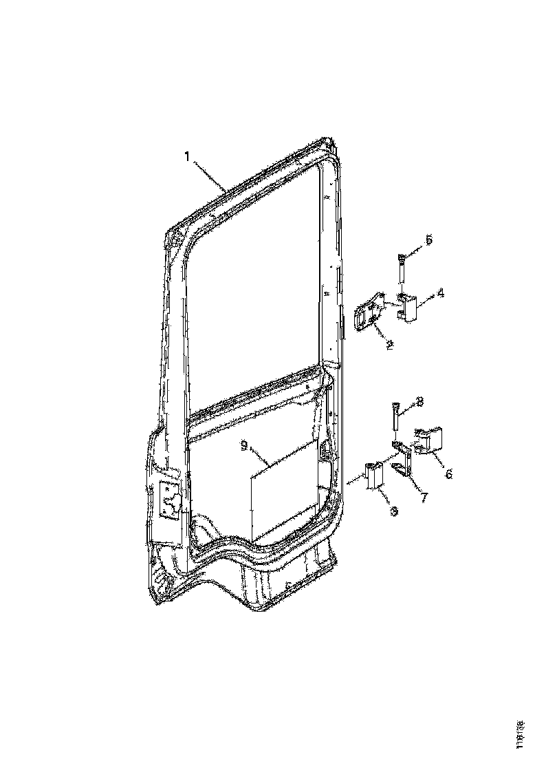 Buy 1384420 DOOR SHELL RH (S) SCANIA
