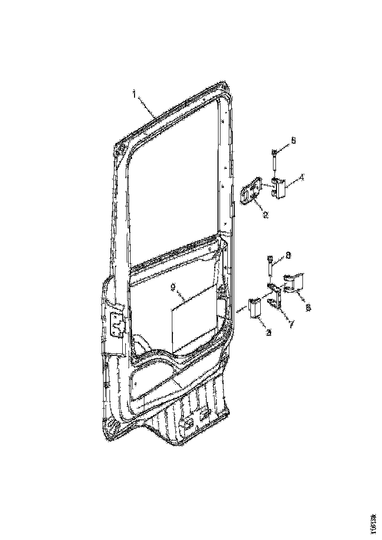 Buy 1384421 DOOR STRUC SCANIA