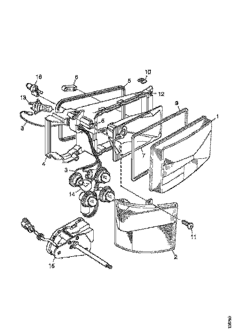 Buy 1385406 REFLECTOR LH SCANIA