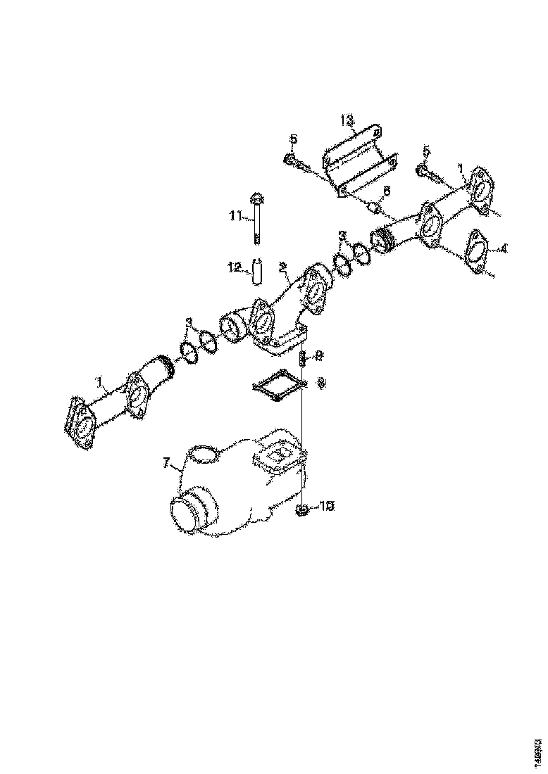 Buy 1388318 EXHAUST MANIFOLD  (S) SCANIA