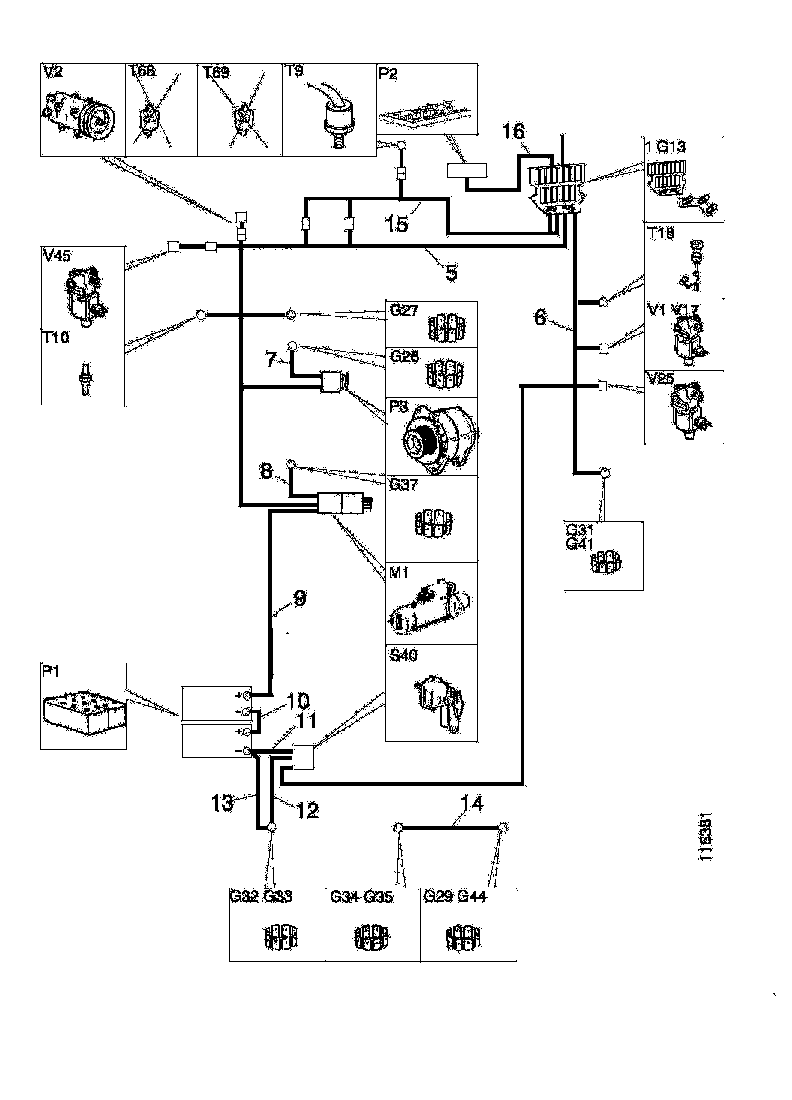 Buy 1388381 CABLE HARNESS SCANIA