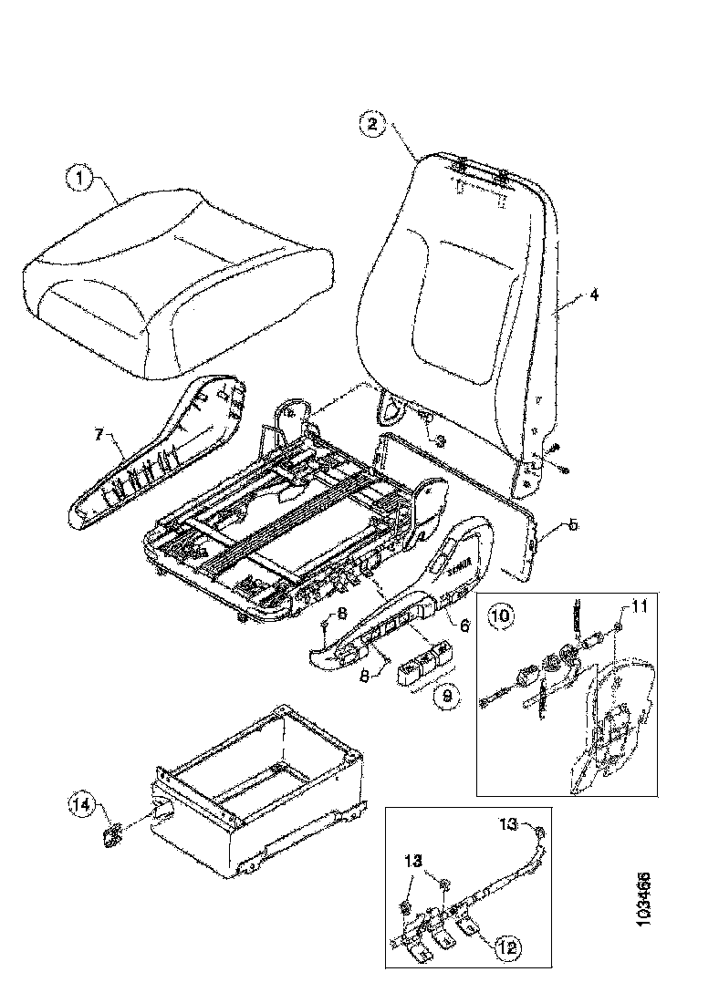 Buy 1391487 SEAT SQUAB SCANIA
