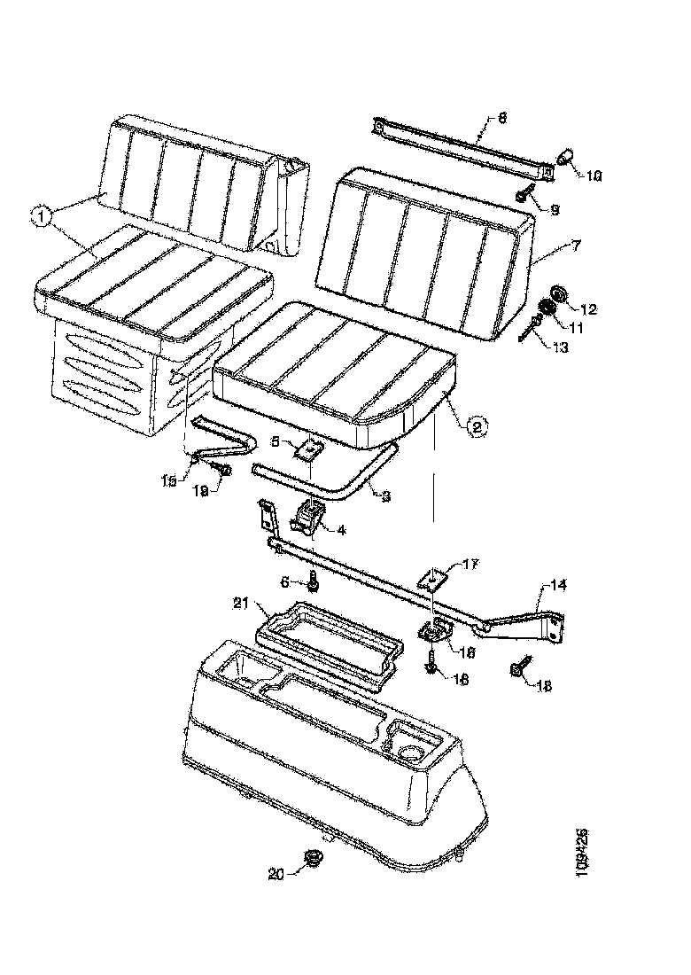 Buy 1396848 SEAT SQUAB SCANIA