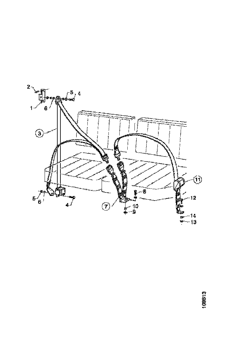 Buy 1396964 SEAT BELT SCANIA