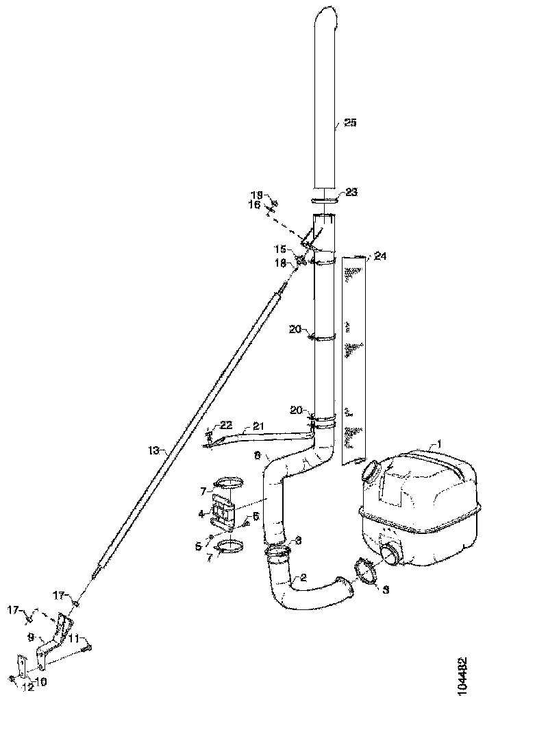 Buy 1409822 EXHAST PIPE SCANIA